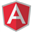 Логотип AngularJS